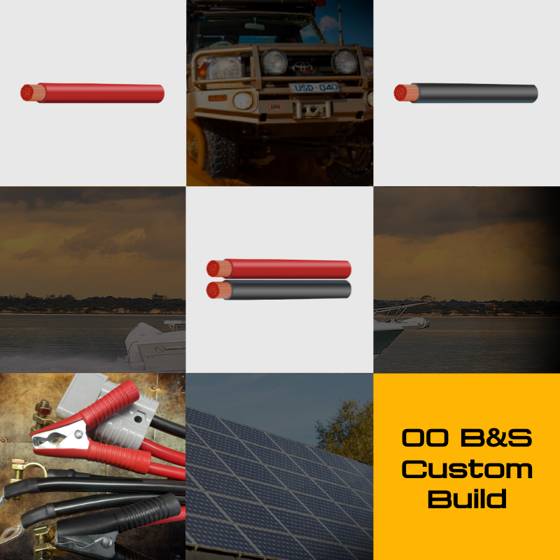 00 B&S Custom Built Battery Cables Custom Power Cables