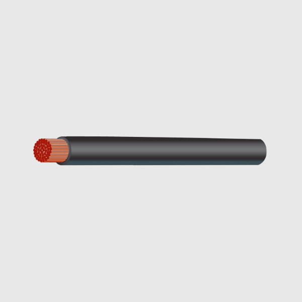 0 B&S Black Battery Cable per metre