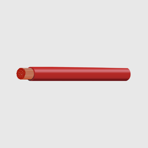 0 B&S Red Battery Cable per metre