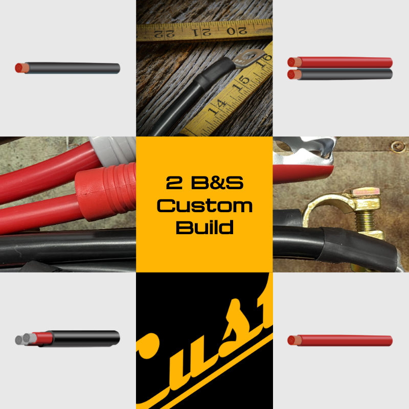 2 B&S Custom Built Battery Cables