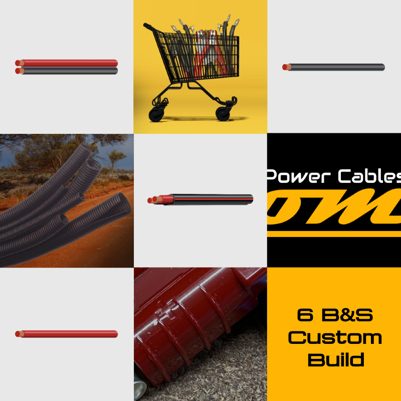 6 B&S Custom Built Battery Cables