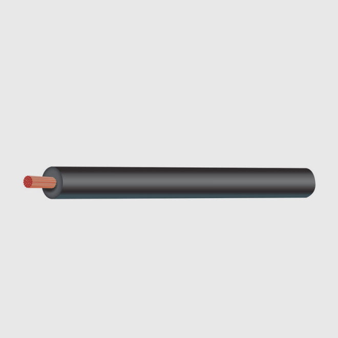 6mm Auto Black Power Cable per Metre