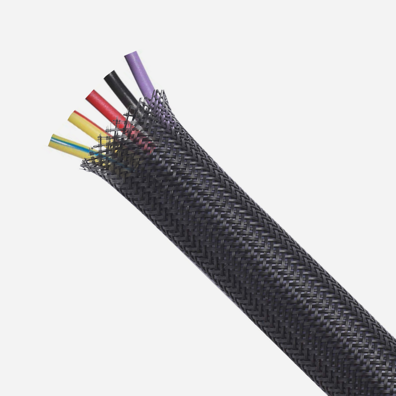 Braided Expandable Sleeving (per metre) – Custom Power Cables